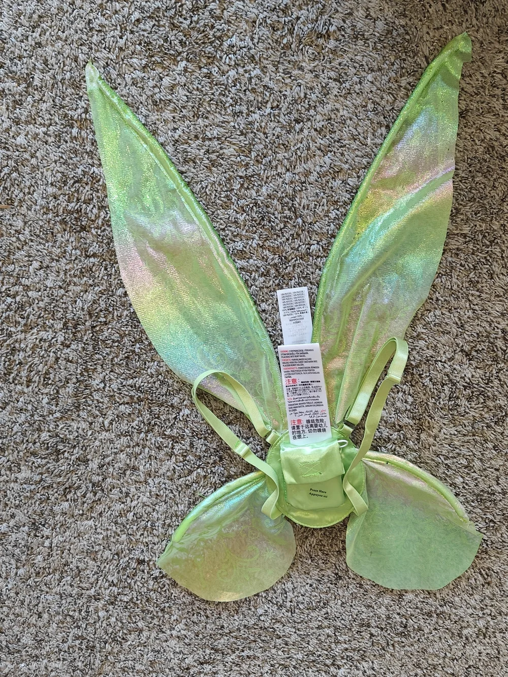 Disney Store Tinker Bell Light-up Fairy Wings One Size Kids - Picture 5 of 8